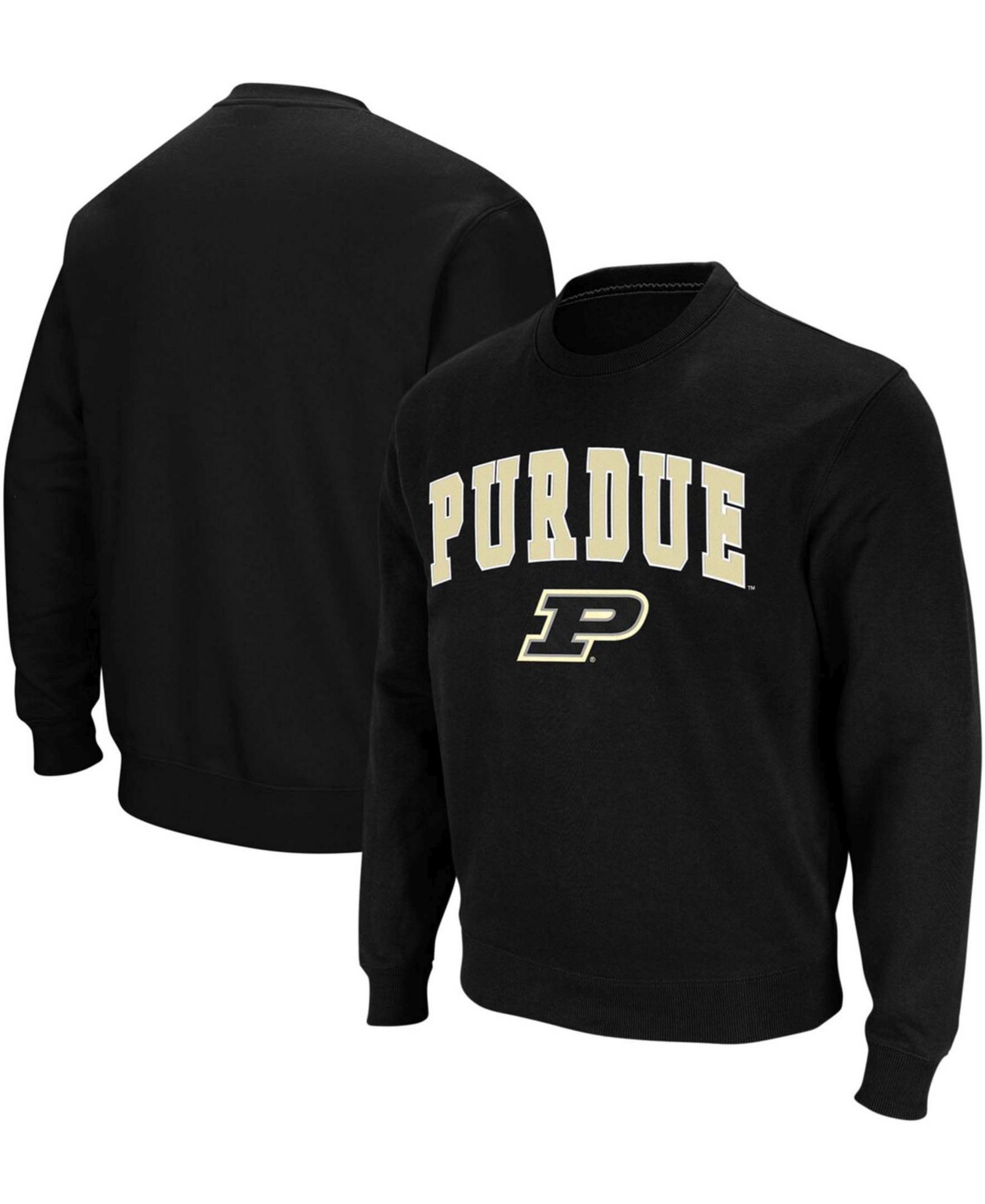 Мужской свитшот Colosseum Purdue Boilermakers Arch & Logo
