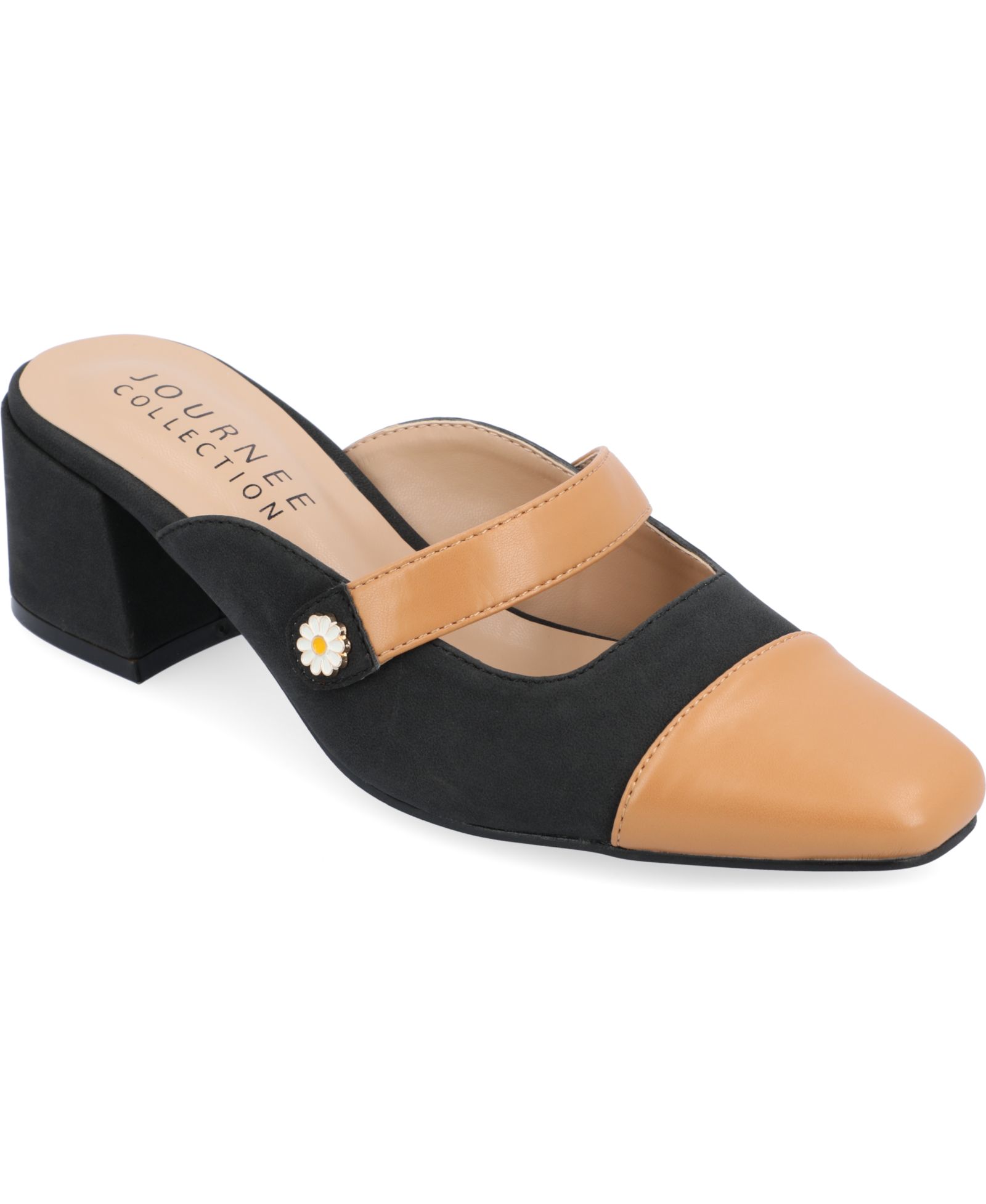 Journee Collection Женские мюли Mary Jane Dalla Block Heel