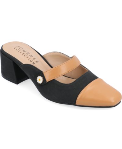 Journee Collection Женские мюли Mary Jane Dalla Block Heel
