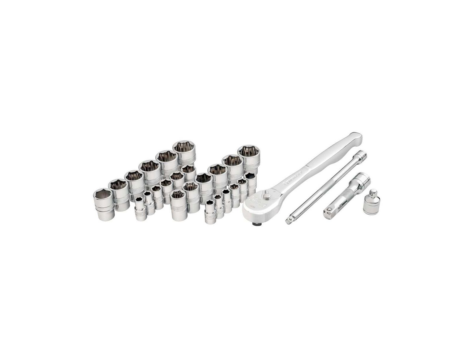 Powerbuilt набор инструментов Zeon 28 предметов 1/4 Inch & 3/8 Inch Drive