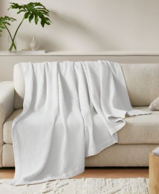 Хлопковый плед Madison Park Waffle Weave, Full/Queen
