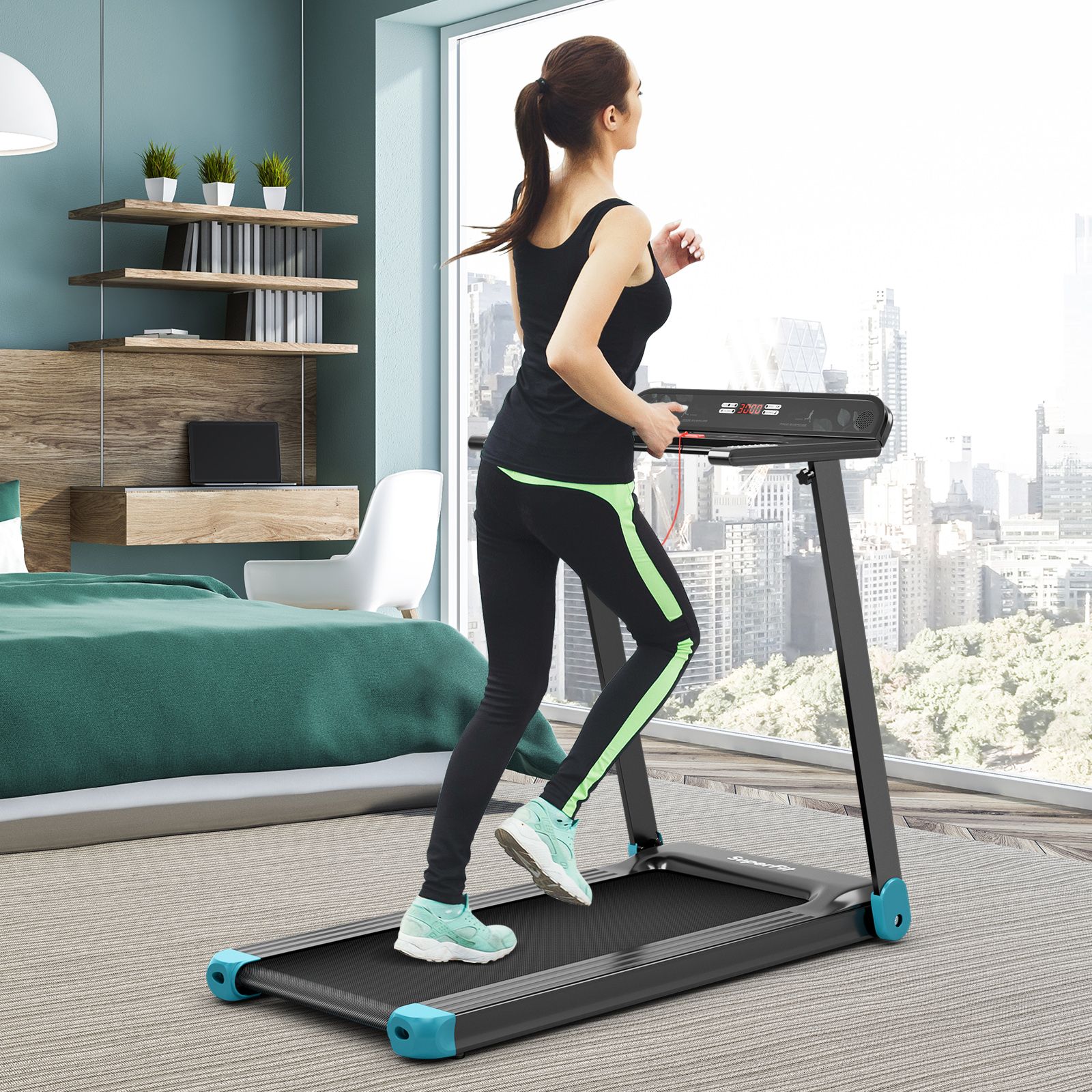 Складная электрическая беговая дорожка Compact Walking Running Machine