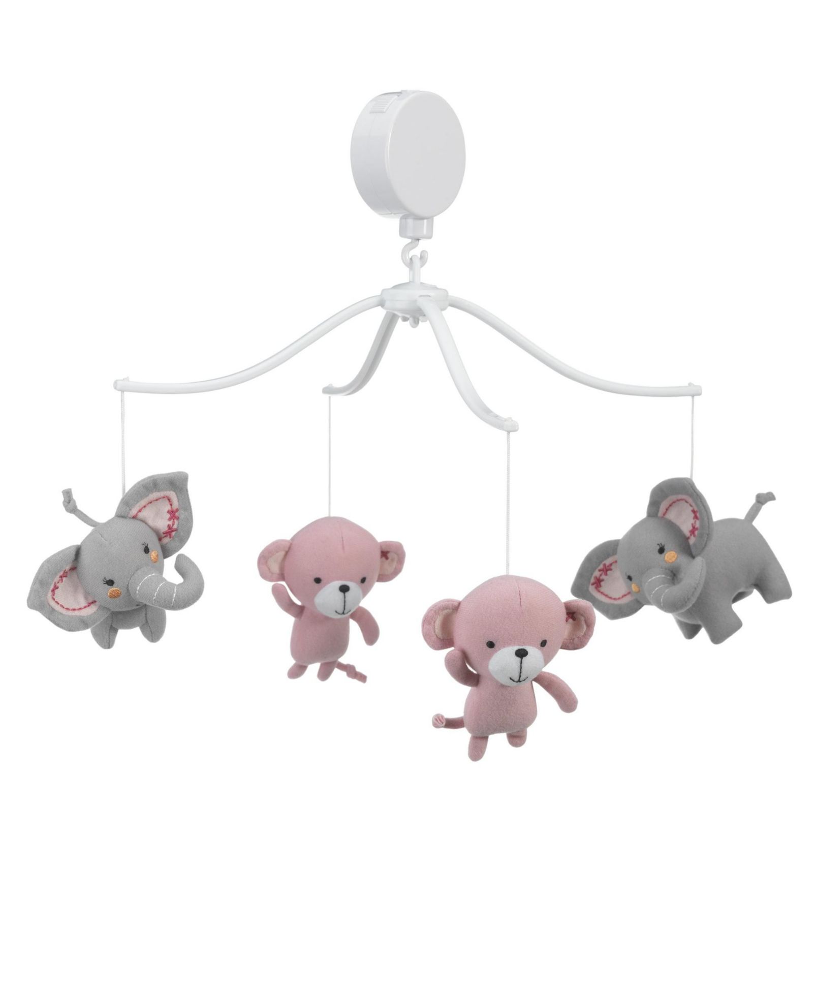 Bedtime Originals музыкальная мобильная игрушка для детской кроватки Twinkle Toes Monkey and Elephant