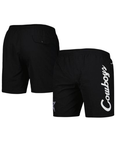 Мужские нейлоновые шорты Mitchell & Ness Black Dallas Cowboys Team Essentials
