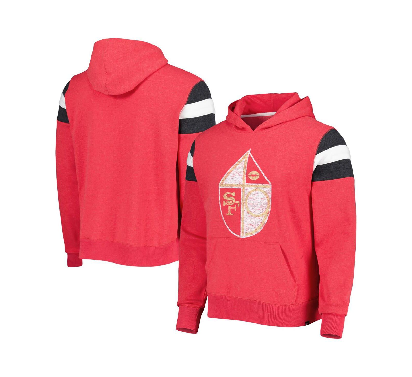 Men's '47 Brand Мужское худи Legacy Premier Nico Scarlet San Francisco 49ers