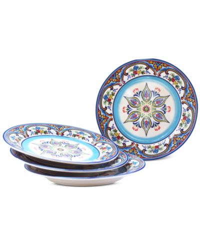 Столовые тарелки Euro Ceramica Zanzibar, набор из 4 штук