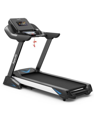 4.75HP Electric Folding Treadmill W/APP Auto Incline Preset Programs