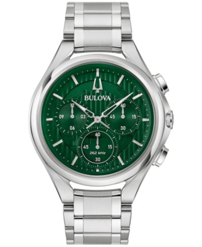Bulova Мужские хронограф часы Curv из нержавеющей стали с браслетом 44mm