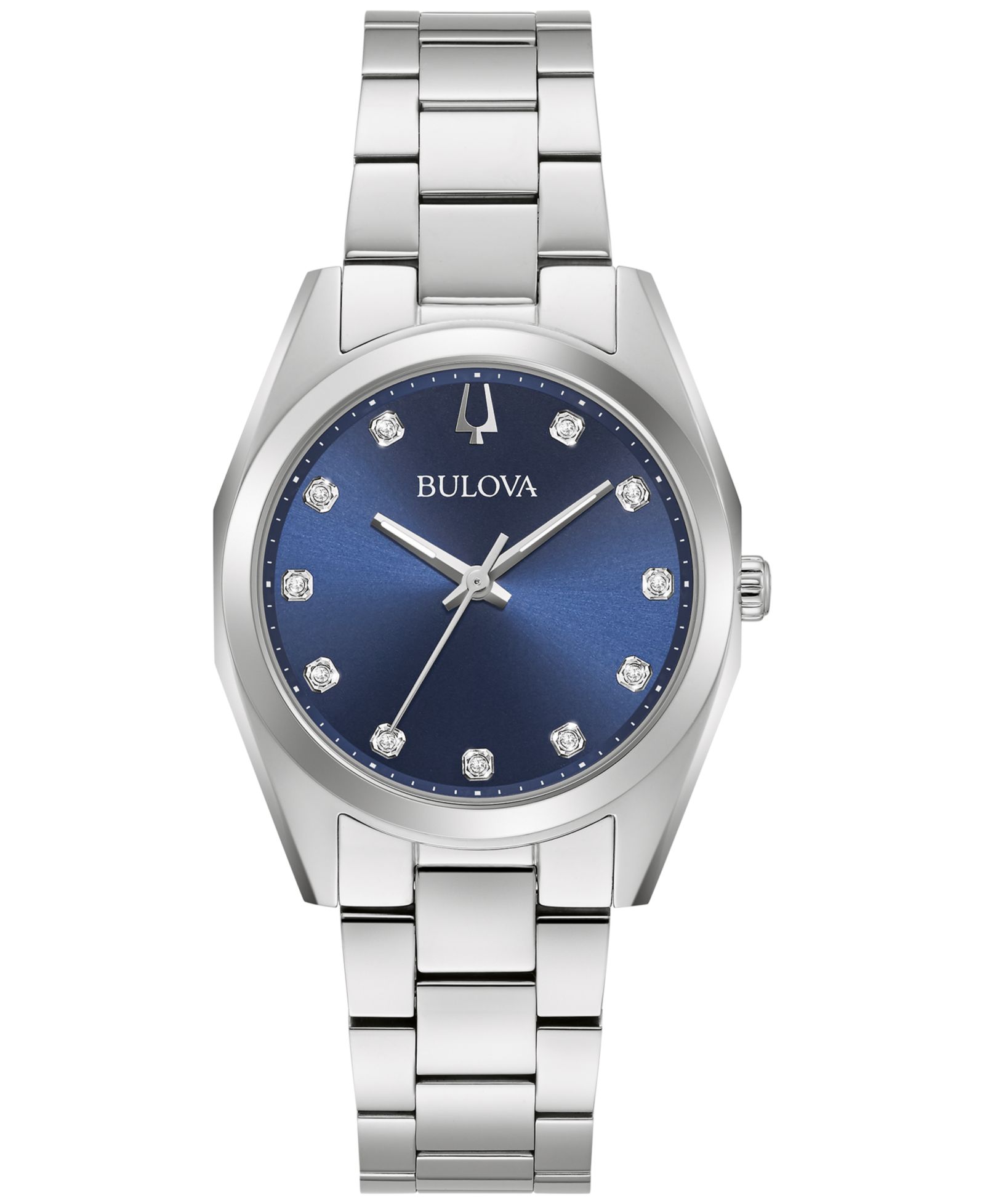 Bulova Женские наручные часы Surveyor Diamond Accent Stainless Steel 31mm