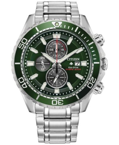 Citizen часы Citizen Eco-Drive Men's Chronograph Promaster Dive Stainless Steel 45mm