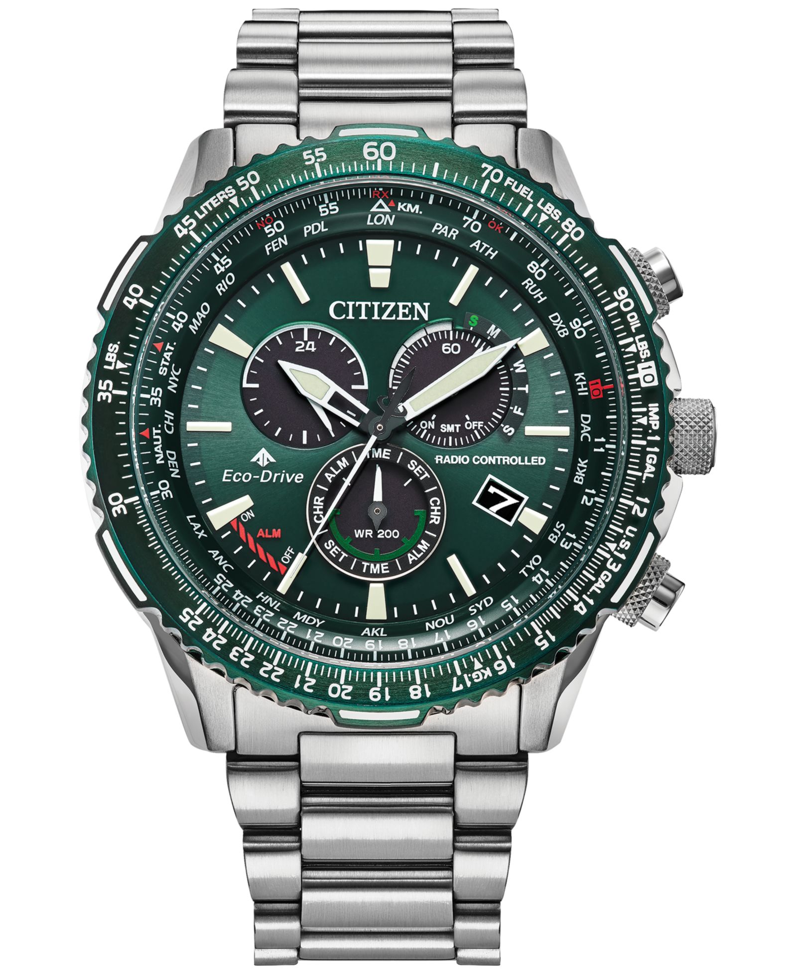 Citizen часы мужские Chronograph Promaster Sky из нержавеющей стали 46mm