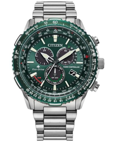 Citizen часы мужские Chronograph Promaster Sky из нержавеющей стали 46mm