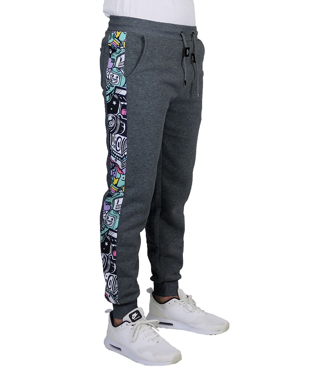 Мужские джоггеры Galaxy By Harvic Fleece-Lined с контрастной отделкой