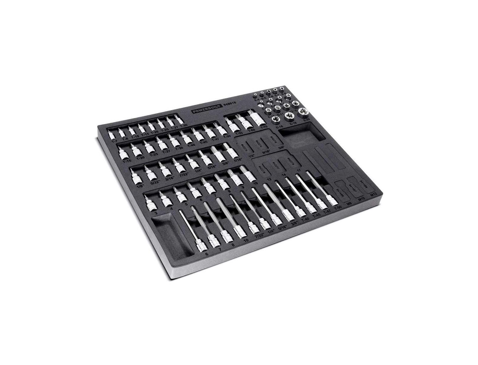 Набор бит и головок Powerbuilt Pro Tech 64 предмета