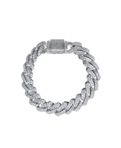 OMA THE LABEL Браслет Frosty Link 14mm в золотом напылении на латуни, 7"