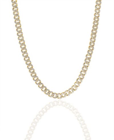 Ожерелье OMA THE LABEL Frosty Link Collection 9mm из латуни с напылением 18K Gold, 16"