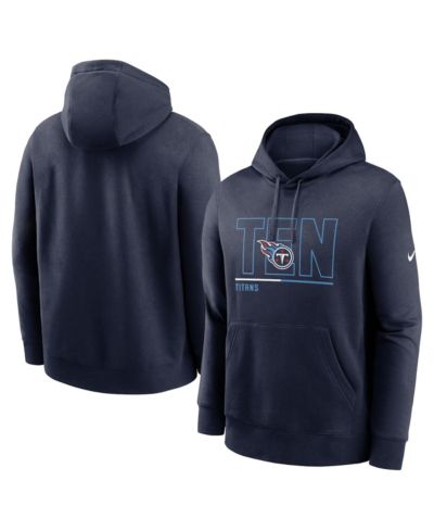 Мужское худи Nike Tennessee Titans City Code Club Fleece Navy