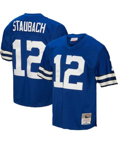 Мужская реплика джерси Mitchell & Ness Roger Staubach Dallas Cowboys 1971 Legacy