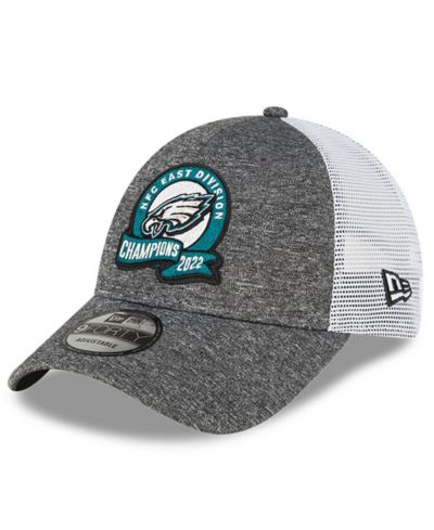 Мужская кепка New Era 9FORTY Philadelphia Eagles 2022 NFC East Division Champions, цвет Heather Gray