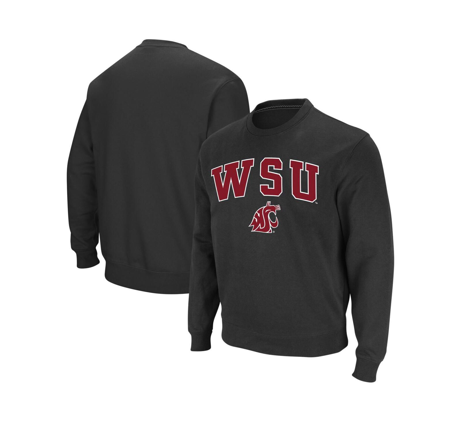 Мужская свитшот Colosseum Washington State Cougars с логотипом и круглым вырезом