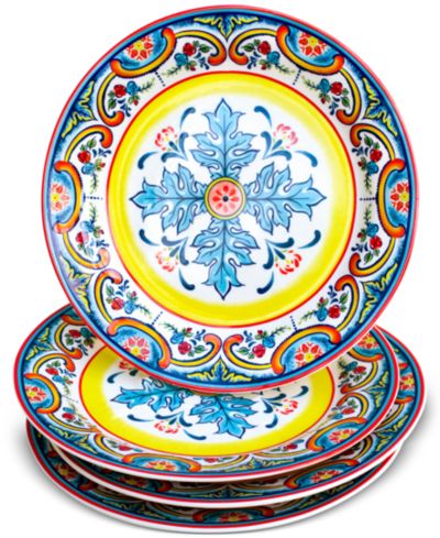 Набор салатных тарелок Euro Ceramica Zanzibar, 4 шт