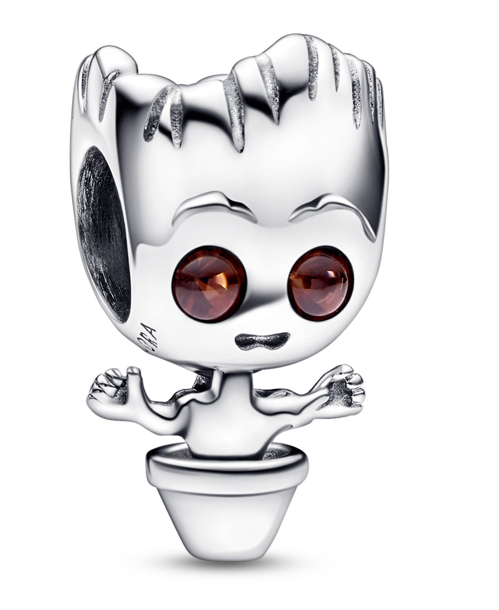 Pandora Marvel Guardians of the Galaxy Dancing Groot Charm с кристаллами