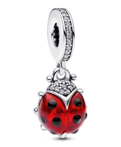 Подвеска-шарм Pandora Mixed Stone Red Ladybird Dangle