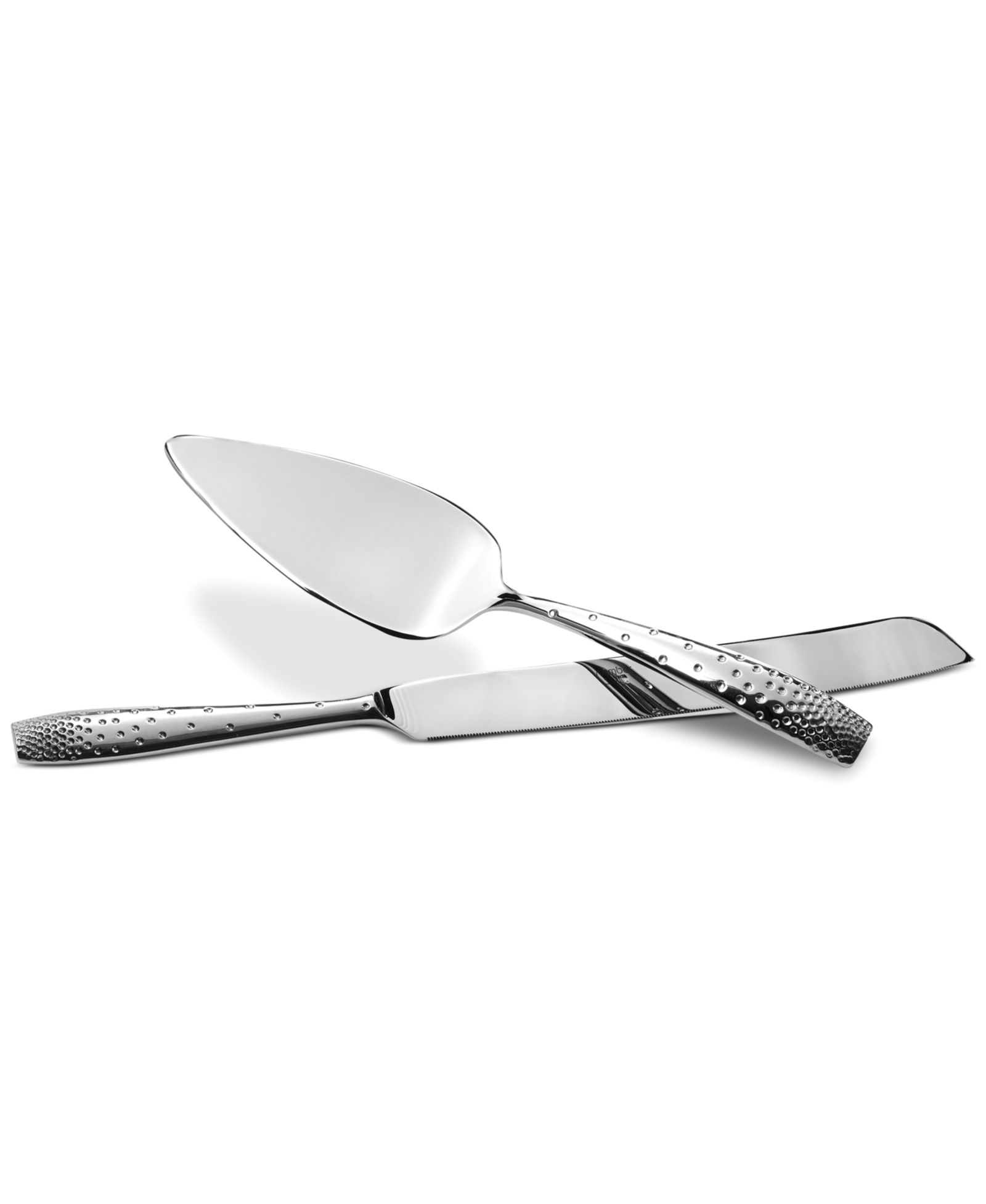 Nambe Dazzle Cake Knife and Server Set