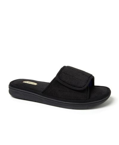 Мужские тапочки Dearfoams Men's Collin Terry Adjustable Shower Slide House Slipper