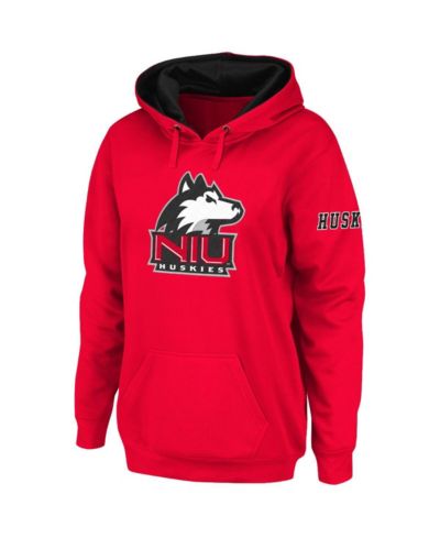 Женское худи Stadium Athletic Red Northern Illinois Huskies с большим логотипом