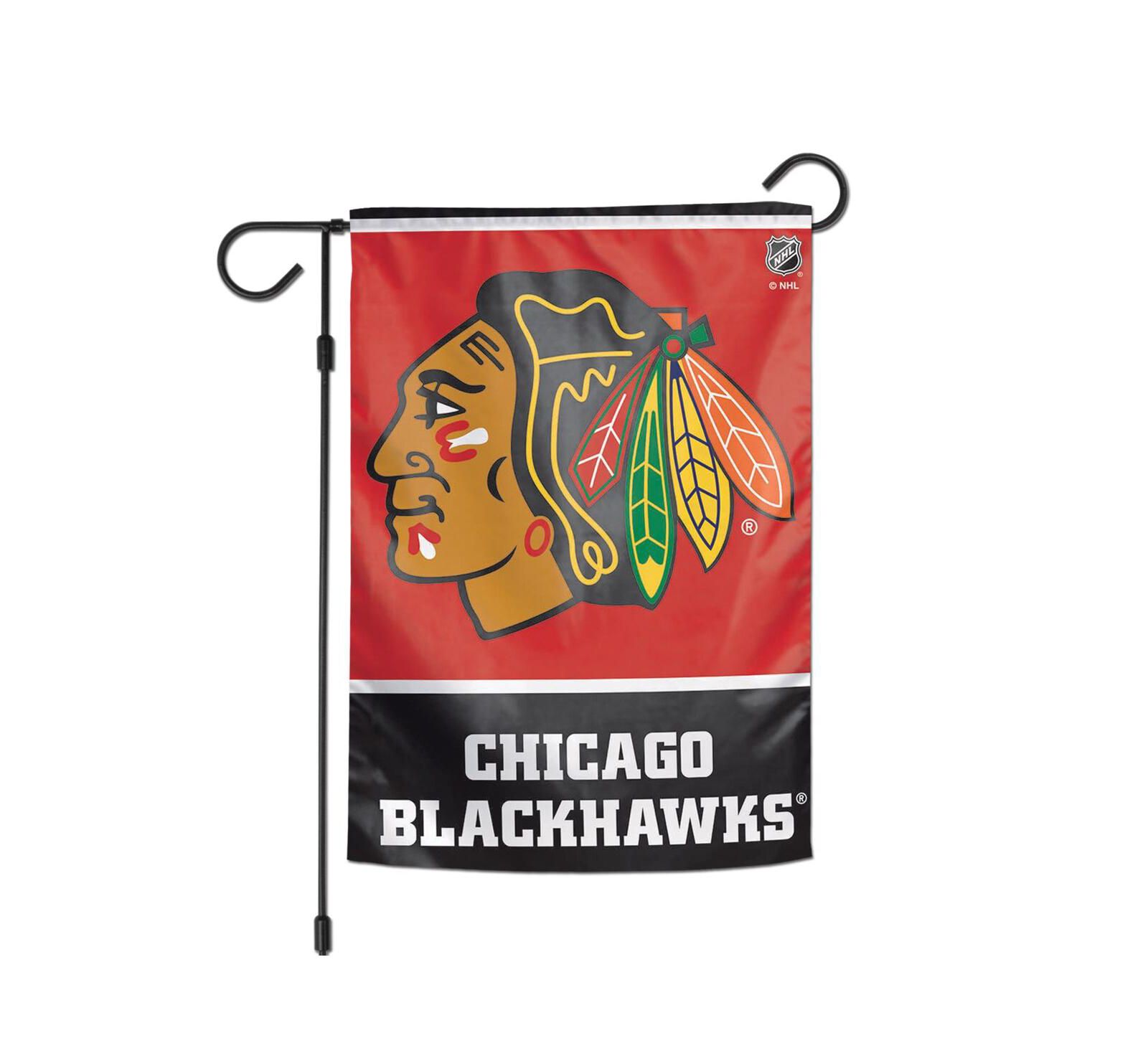 Садовый флаг Wincraft Chicago Blackhawks, двусторонний, 12" x 18"