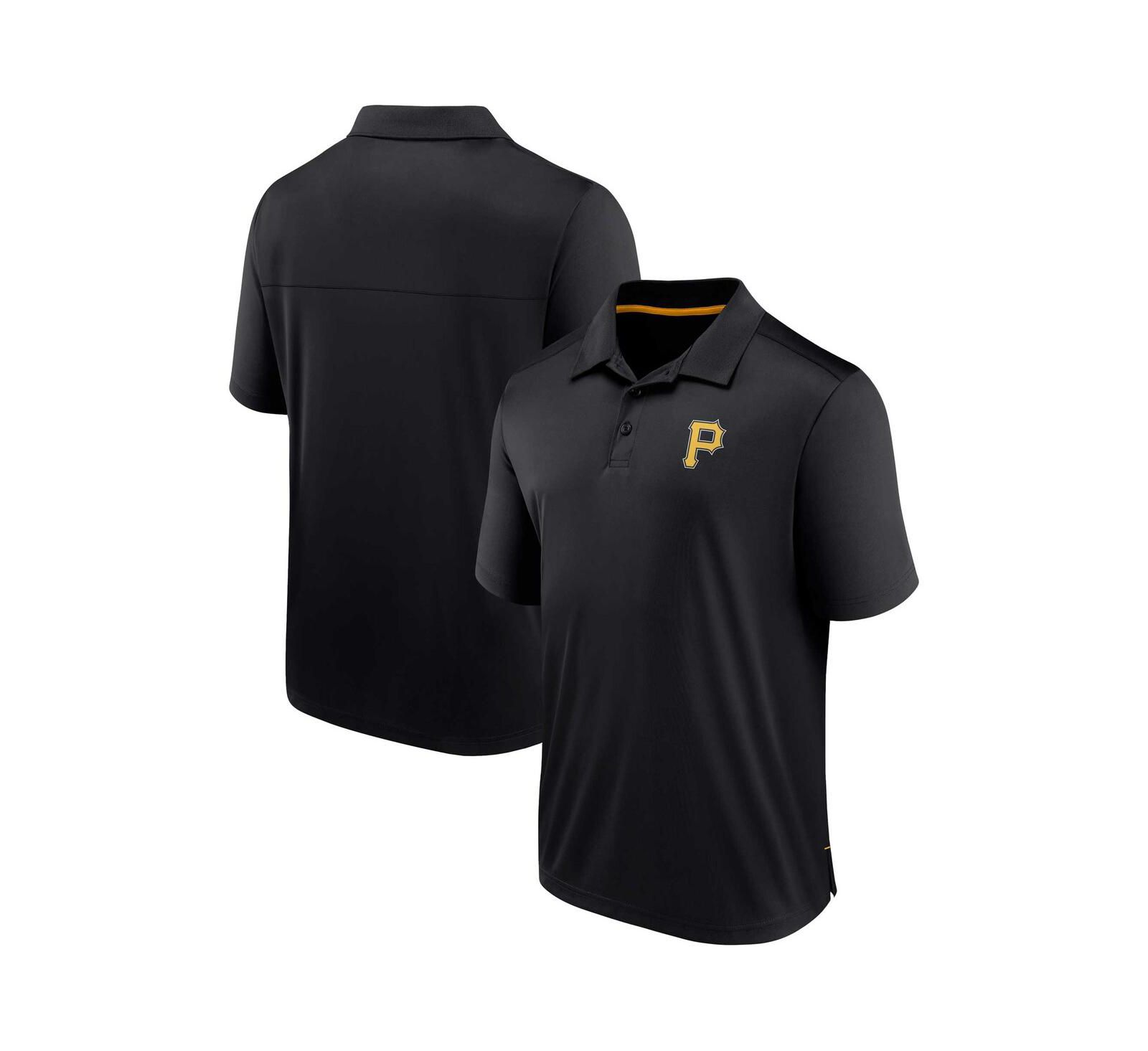 Men's Fanatics Black Pittsburgh Pirates Hands Down Polo Shirt