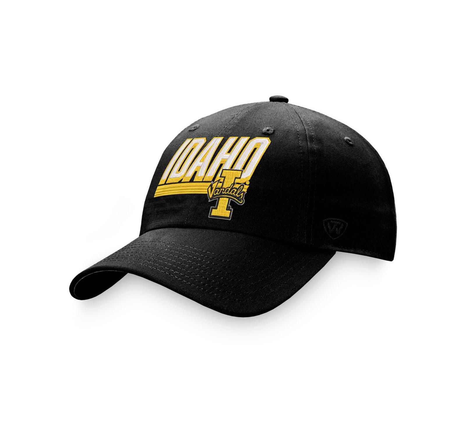 Мужская кепка Top of the World Black Idaho Vandals Slice Adjustable