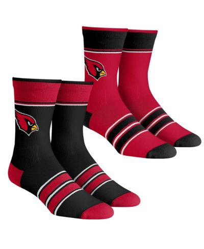 Детские носки Rock 'Em Socks Arizona Cardinals Multi-Stripe 2-Pack Team Crew Set