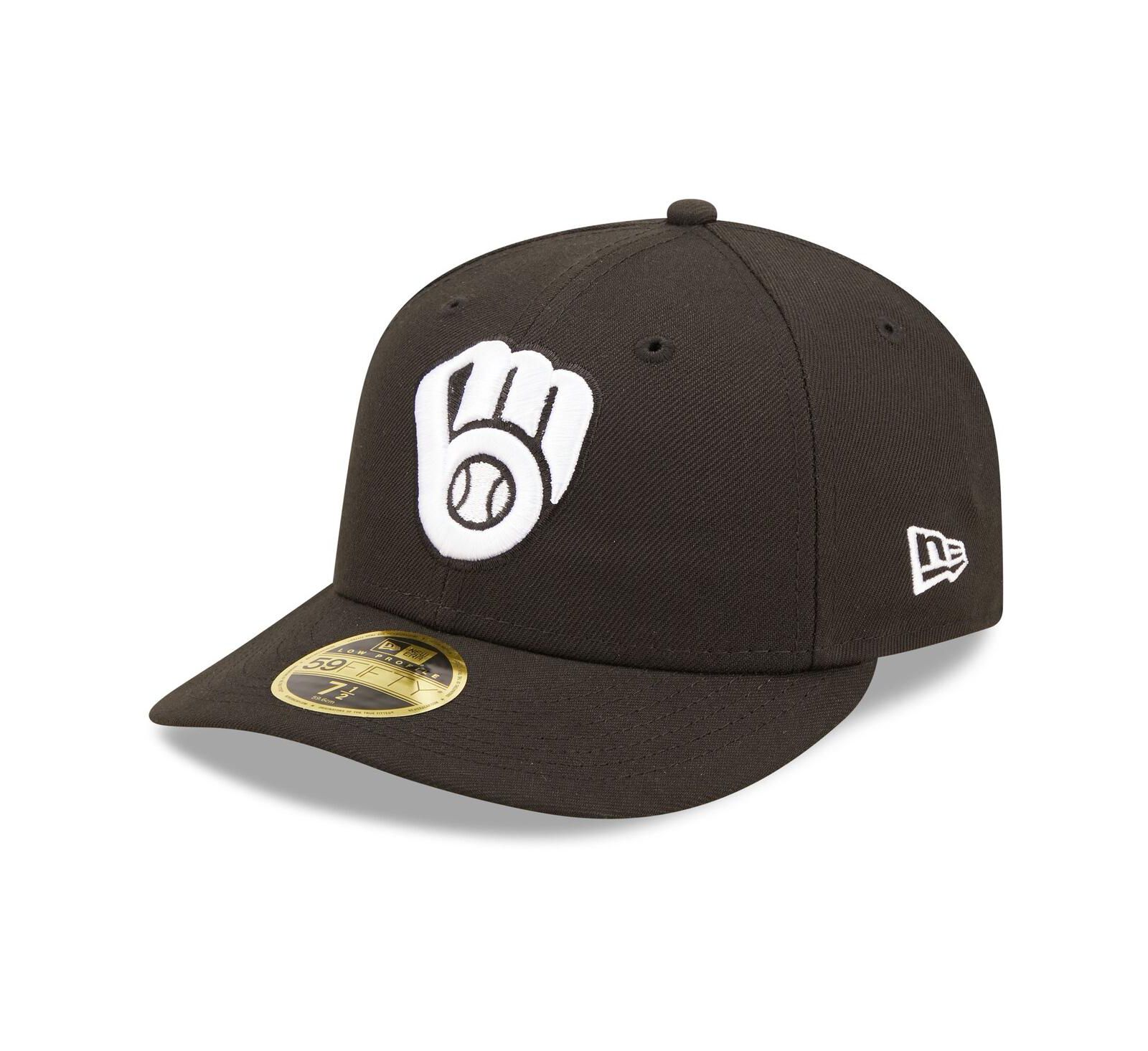 Мужская кепка New Era Milwaukee Brewers Low Profile 59FIFTY Fitted