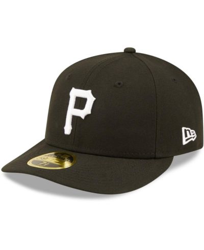 Мужская кепка New Era Pittsburgh Pirates 59FIFTY Low Profile черно-белая