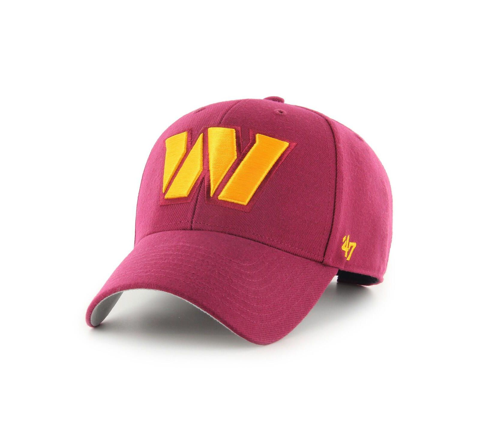 Мужская регулируемая кепка '47 Brand Burgundy Washington Commanders Mvp