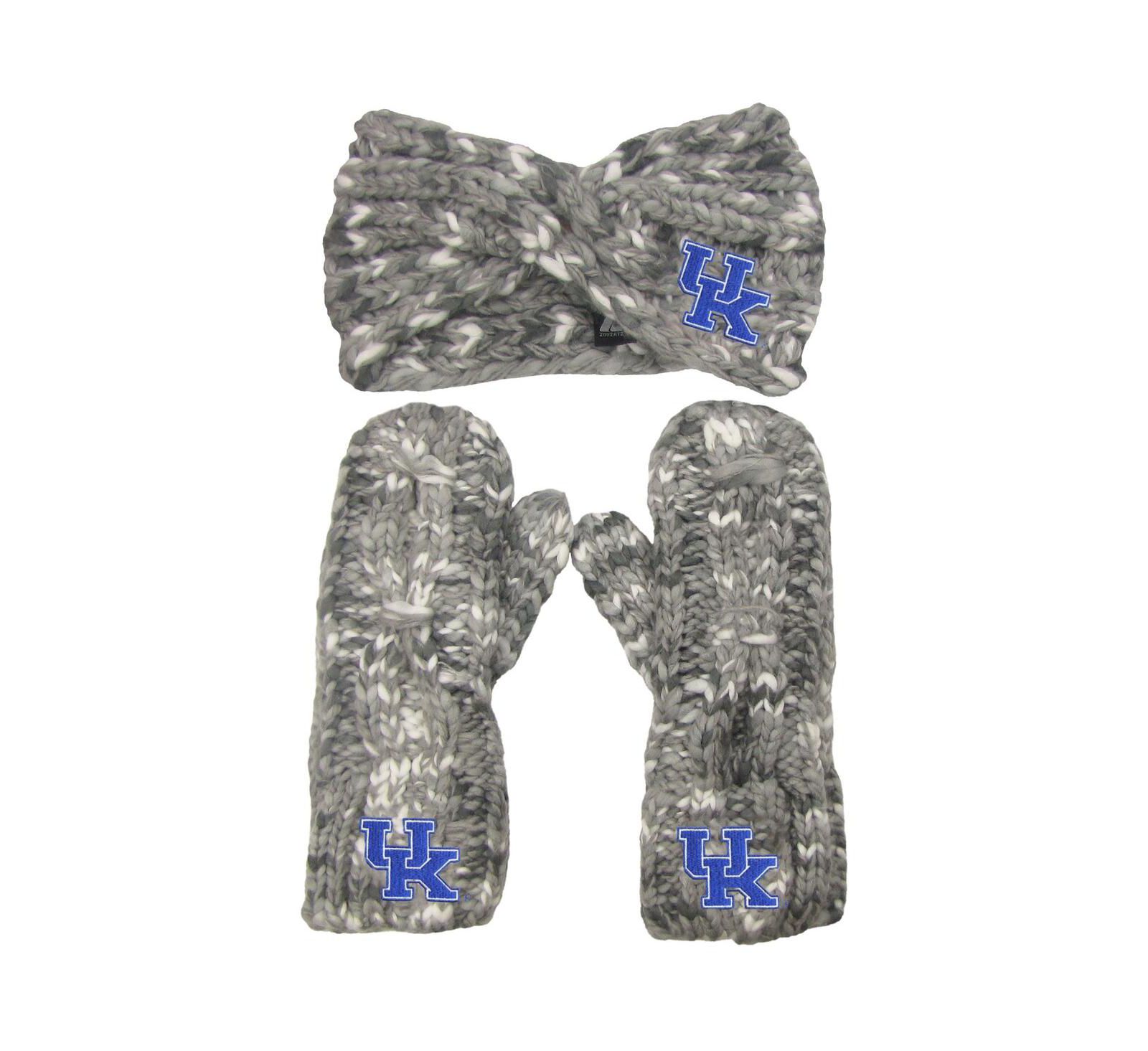 Женский набор повязка на голову и варежки ZooZatz Kentucky Wildcats