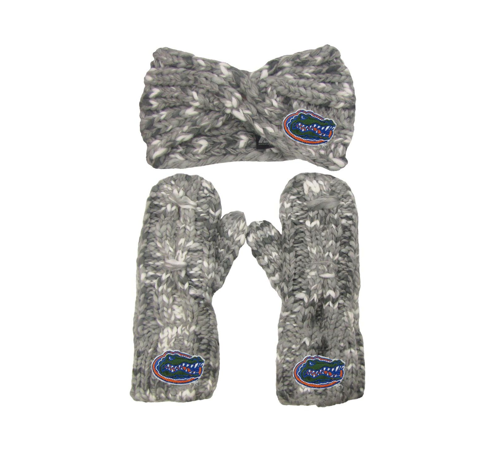 Женский набор повязка на голову и варежки ZooZatz Florida Gators Logo Marled