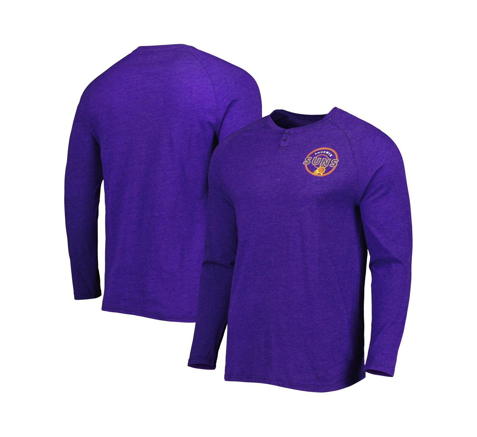 Мужская футболка Henley Raglan Concepts Sport Phoenix Suns