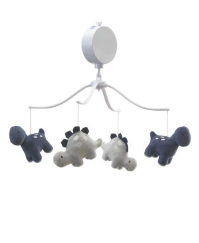Музыкальная мобиль для детской кроватки Bedtime Originals Roar Blue/Gray Dinosaur