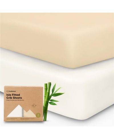 KeaBabies 2pk Fitted Crib Sheets for Boys, Girls, Baby Crib Sheet, Standard Nursery Crib Sheet Cover
