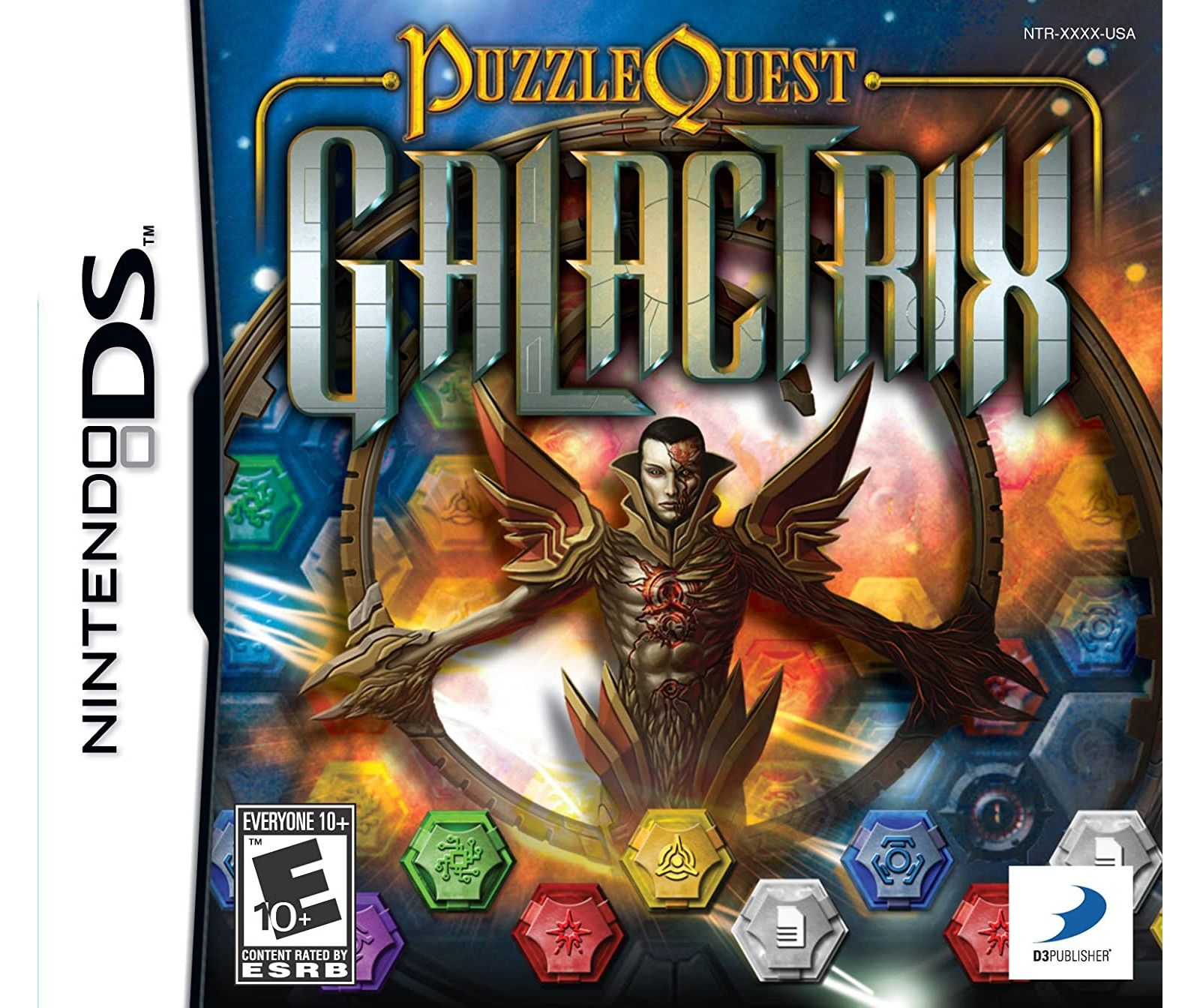 D3 Publisher Puzzle Quest: Galactrix головоломка-матч 3 научно-фантастическая ролевая игра Nintendo DS