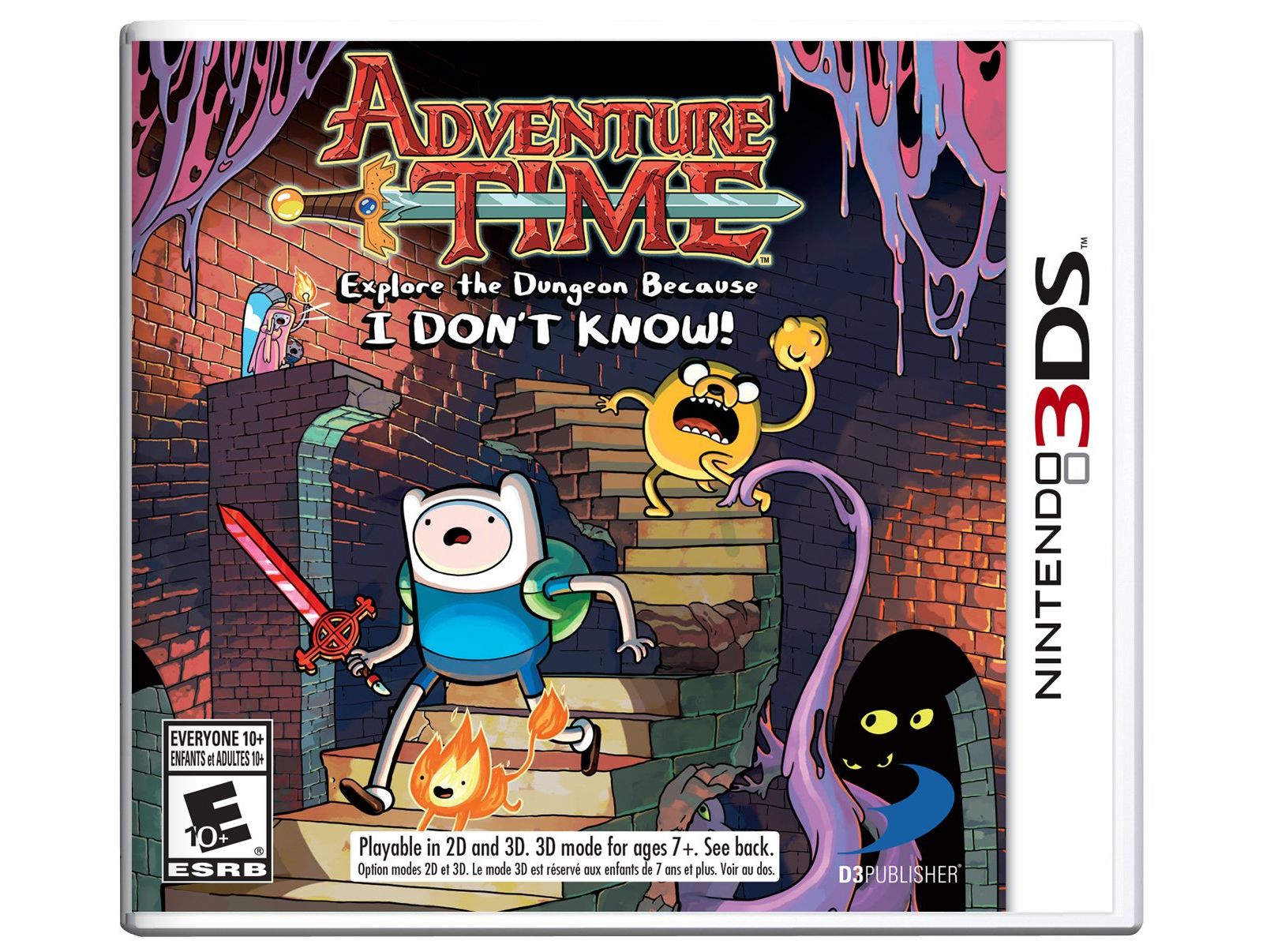 D3 Publisher Adventure Time: Explore the Dungeon Because I DON'T KNOW! для Nintendo 3DS
