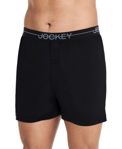 Jockey Men's Stretch Moisture-Wicking Boxers