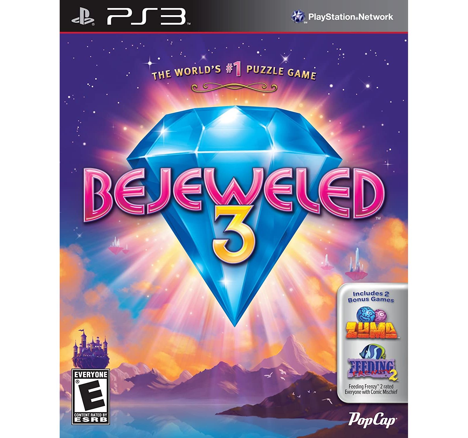 PopCap Games Bejeweled 3 (с Zuma & Feeding Frenzy 2) - PlayStation 3