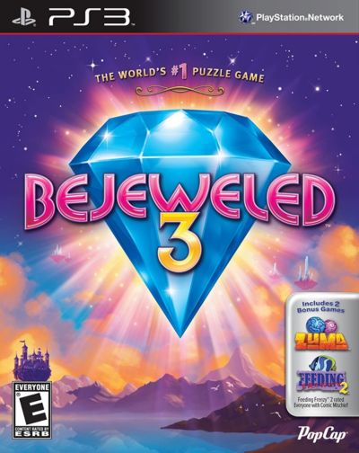 PopCap Games Bejeweled 3 (с Zuma & Feeding Frenzy 2) - PlayStation 3