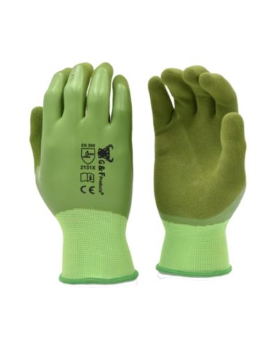 G & F Products Женские Double Microfoam Latex Coated Gloves 6 Pairs