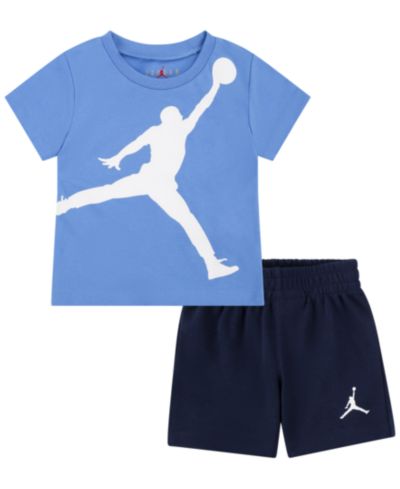 Детский комплект Jordan Baby Boys' Jumbo Jump Man T-Shirt and Shorts, 2 Piece Set