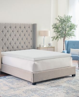 ProSleep 3" Zoned Comfort Memory Foam Mattress Topper with Cooling Cover, Queen, Exclusively at Macy’s